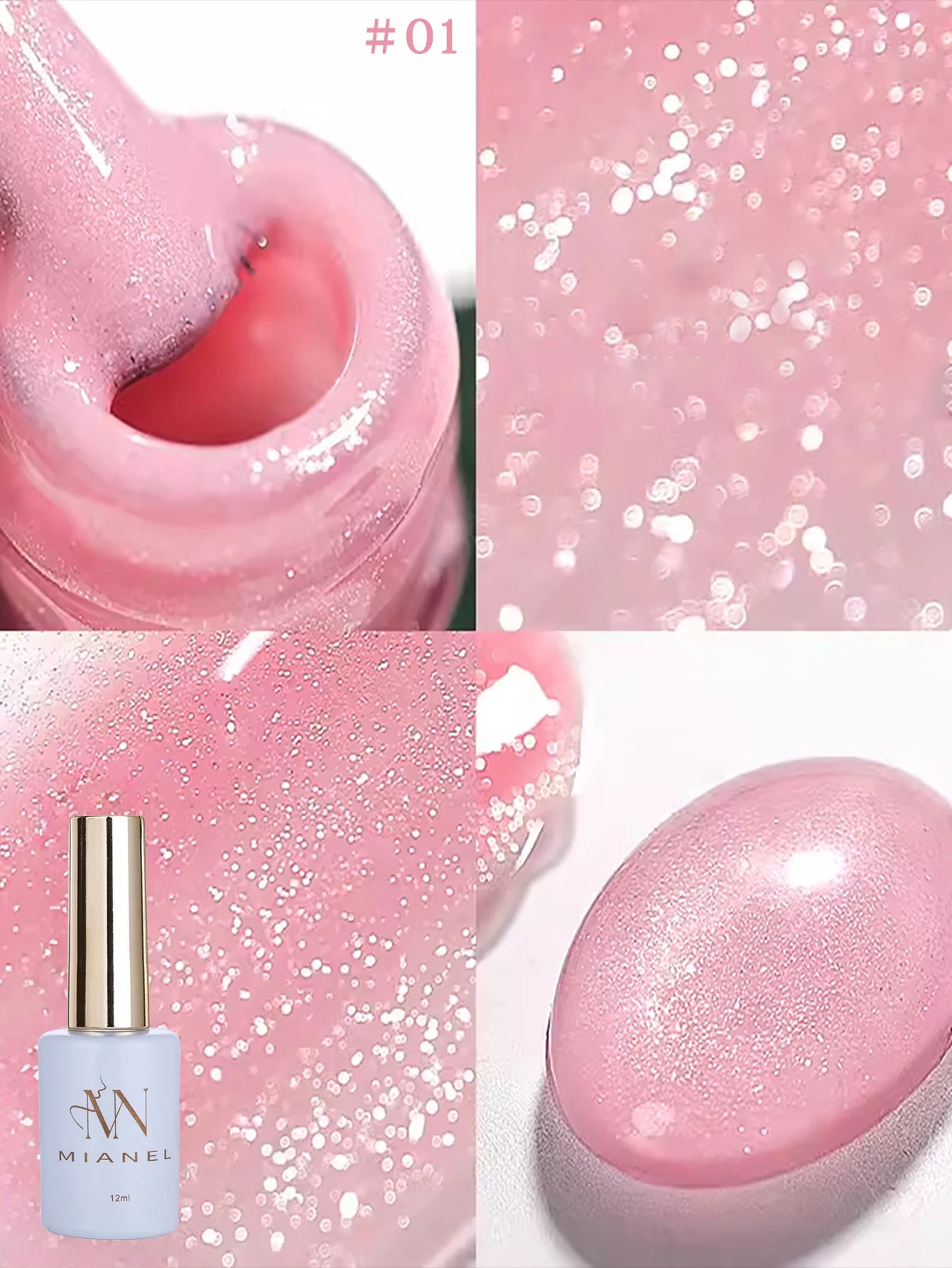 Gel Vernis Éclat Oolong 12 ml - MISS SHAKAN