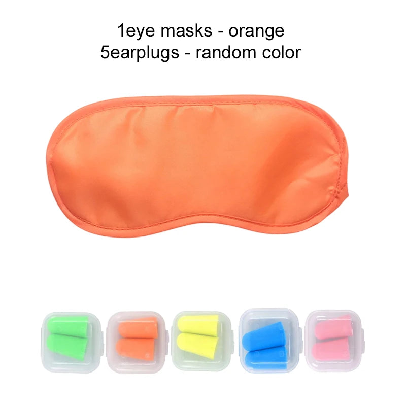 SleepEase: Eye Mask & Earplugs Set for Restful Nights
