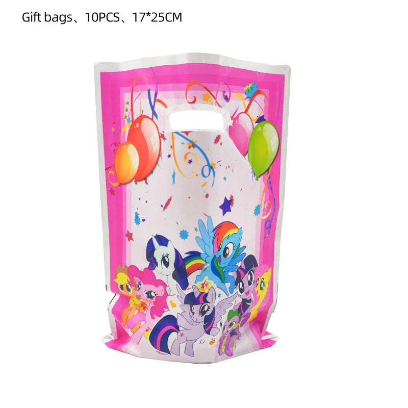 Ensemble Petit Poney Vaisselle Anniversaire Enfant
