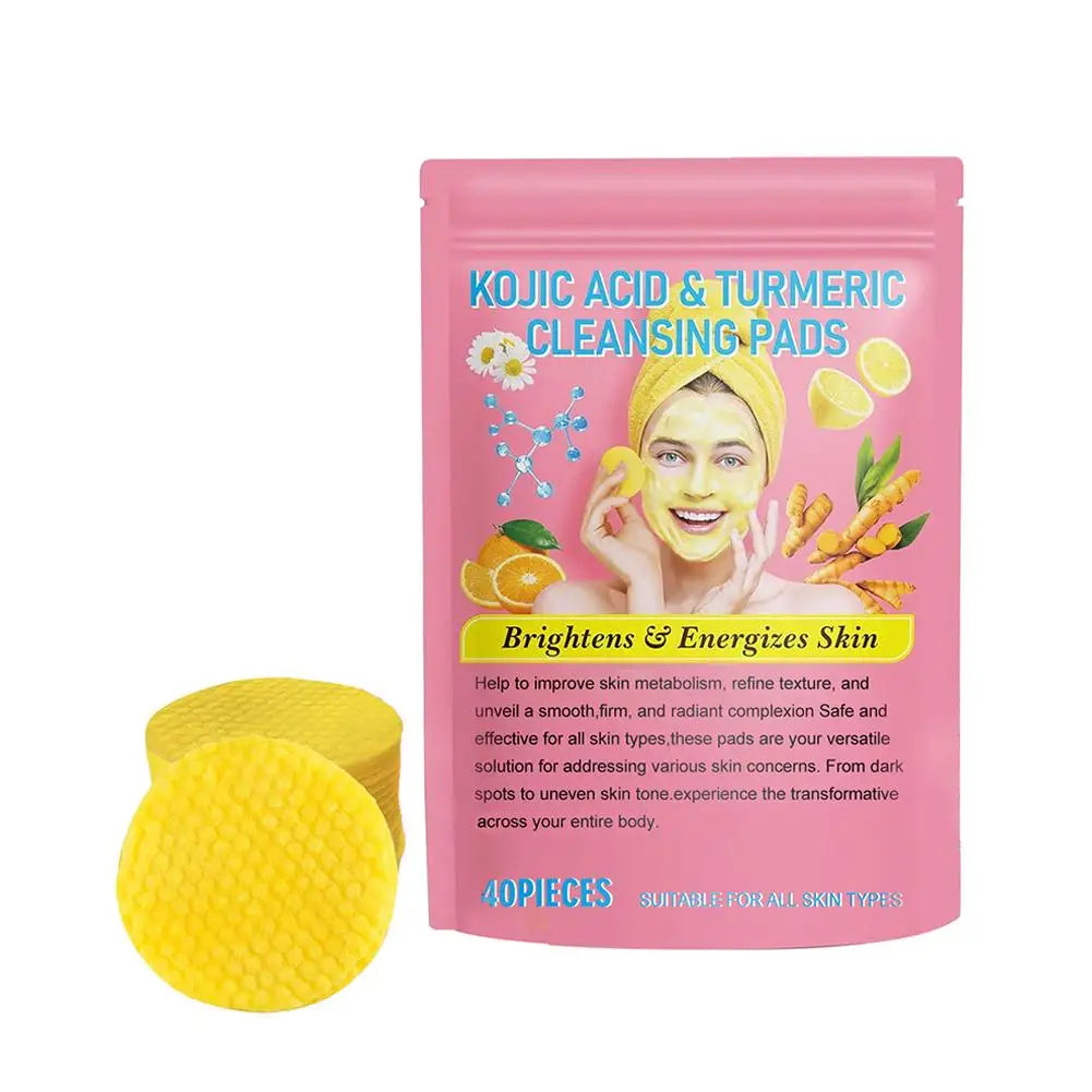 Kojic Turmeric Cleansing Pads - 40 Count