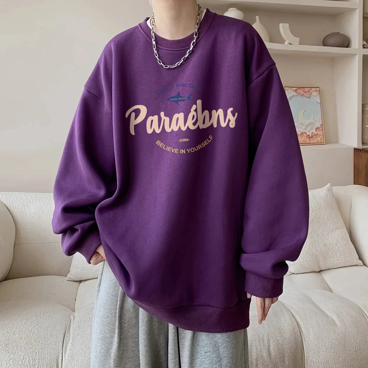 Sweat Américain Vin Rouge Homme