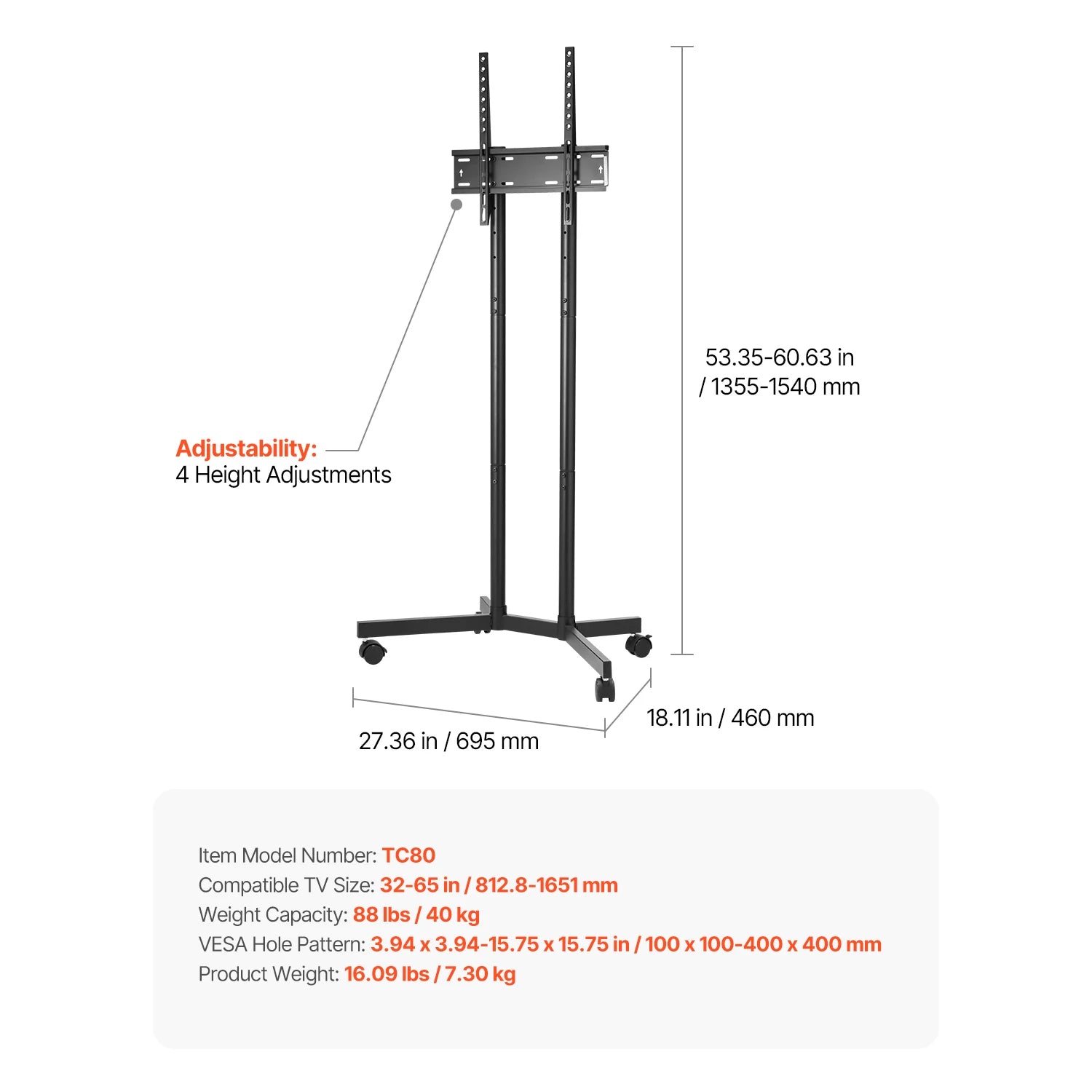 Meuble TV Roulant SucceBuy