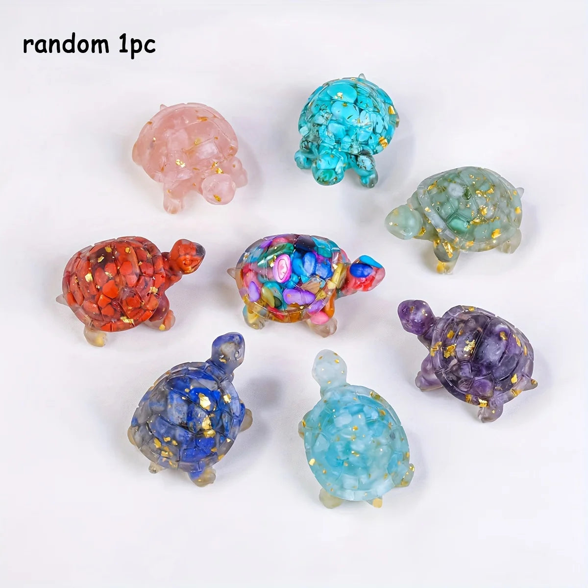 Ornement Tortue en Résine Naturelle