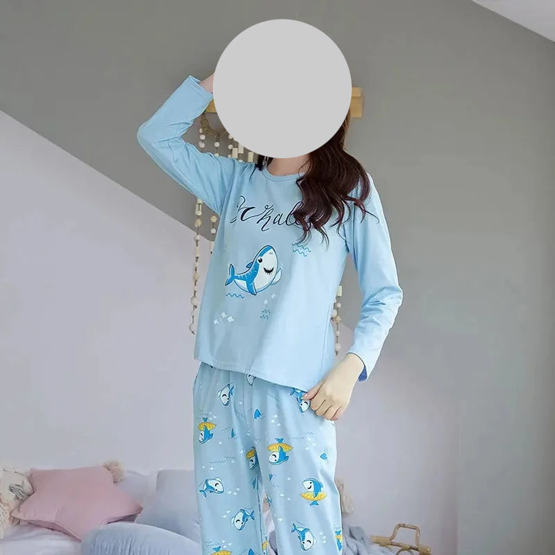 Pyjamas Mignons Coréens pour Femmes Courtes