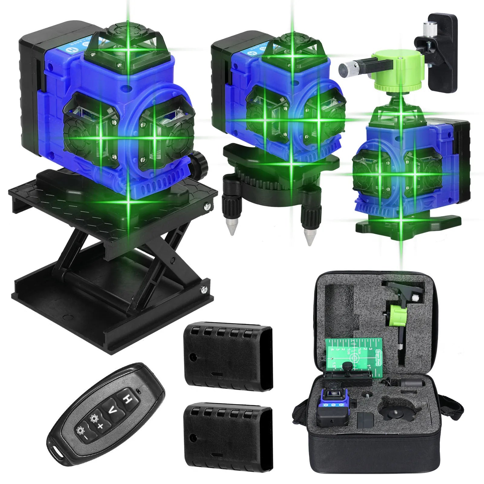 Niveau Laser Pro 16 Lignes 4D Vert YOSOO 360°