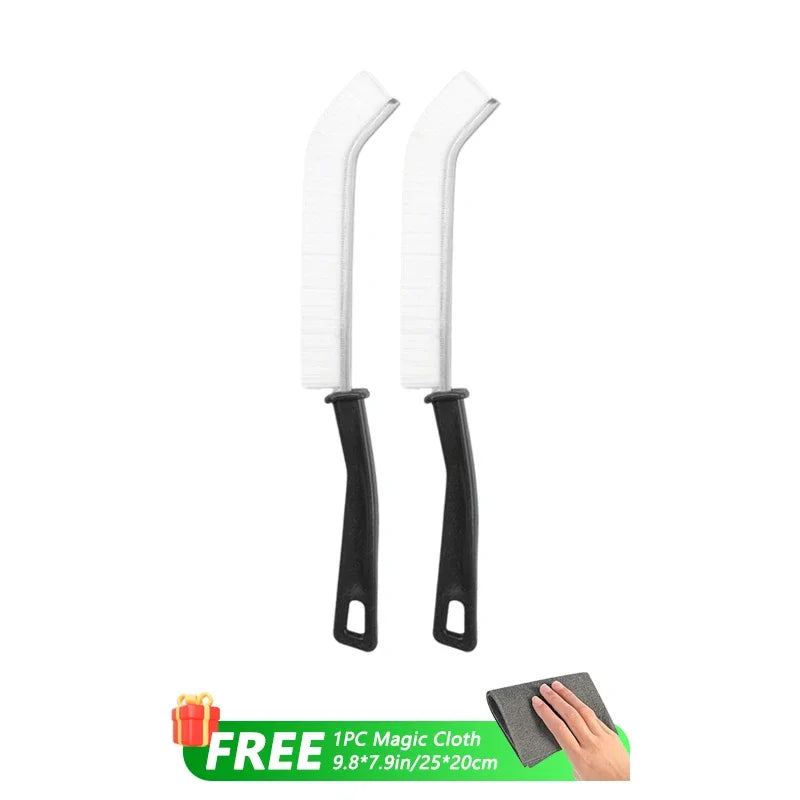 Hard Bristle Corner Cleaning Brush Set - Eco-Friendly