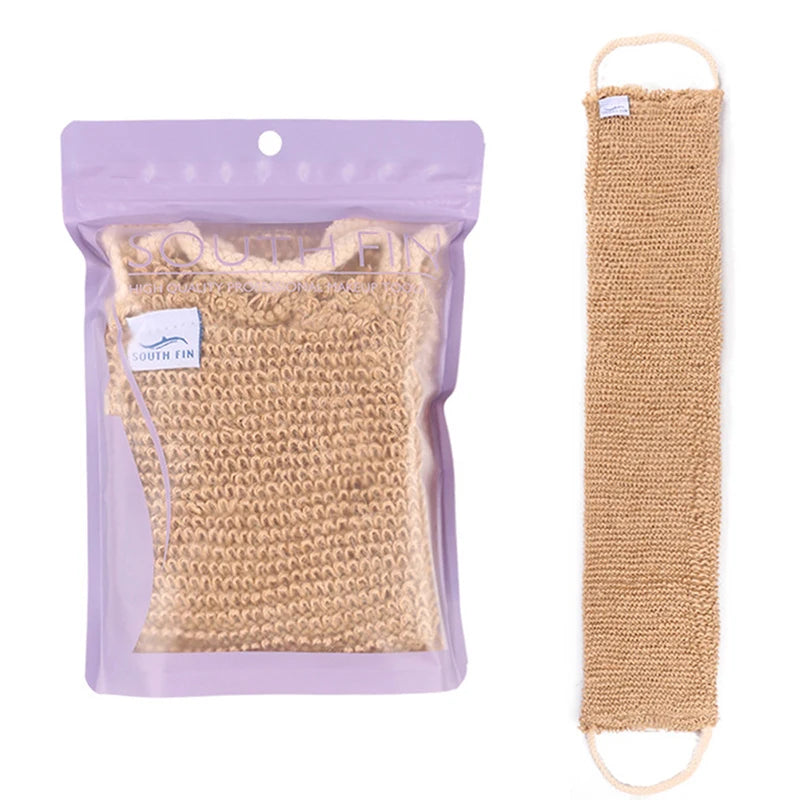 Gants Exfoliants en Jute et Ramie pour le Bain