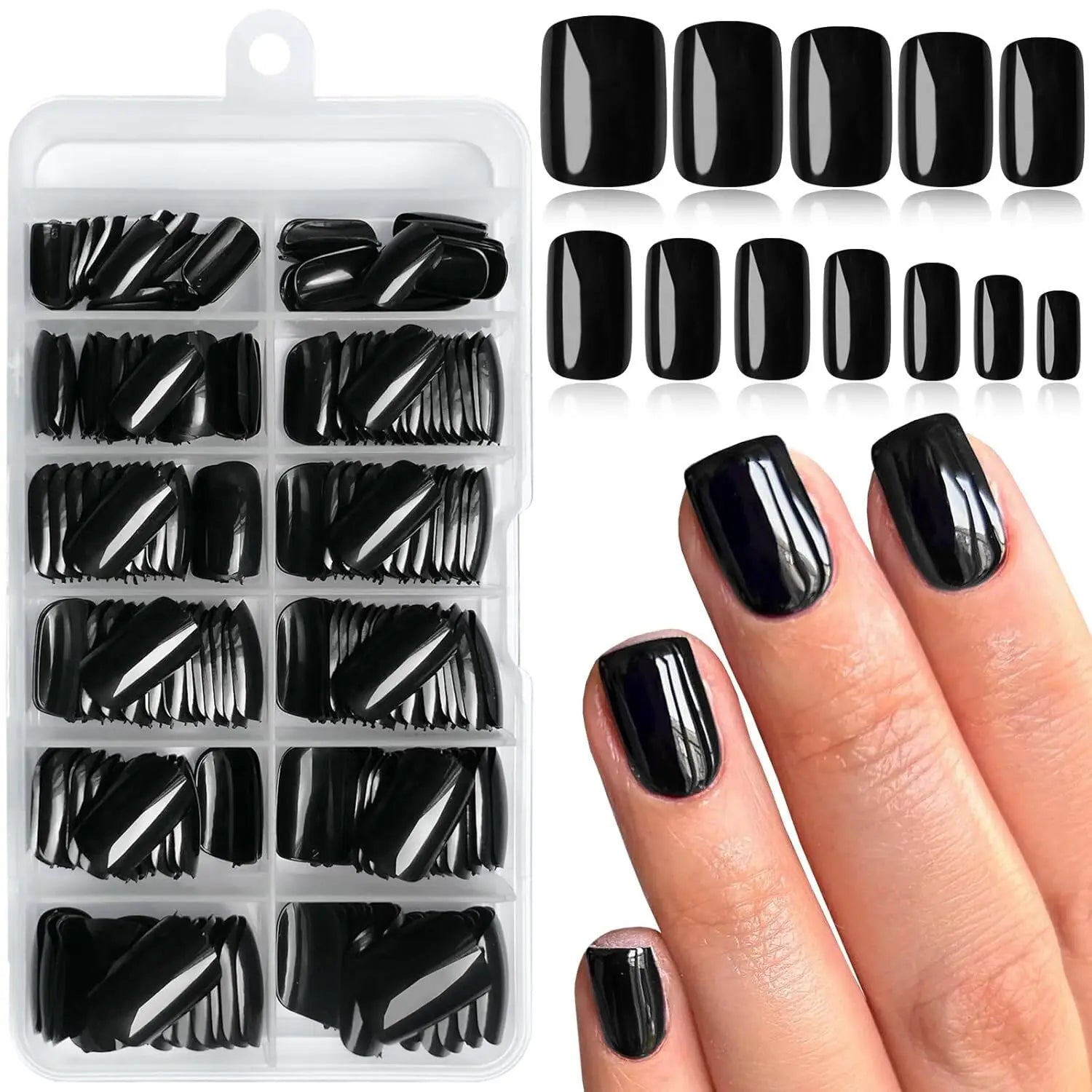 Amande Chic - Faux Ongles Blancs 120 pcs