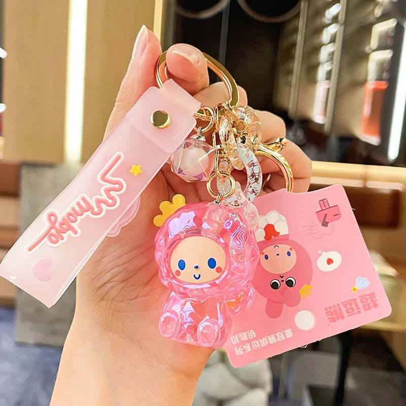 Porte-clés Mignon Singe Couronne Colorée MINISO