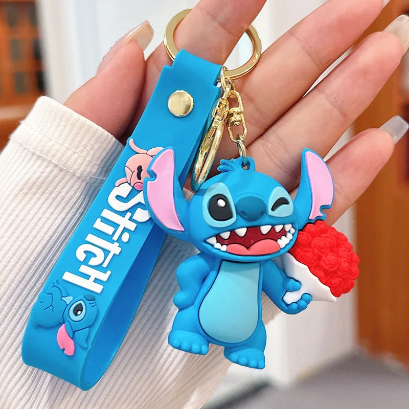 Disney Charm Keychains: Mickey, Minnie & Lilo Fun!
