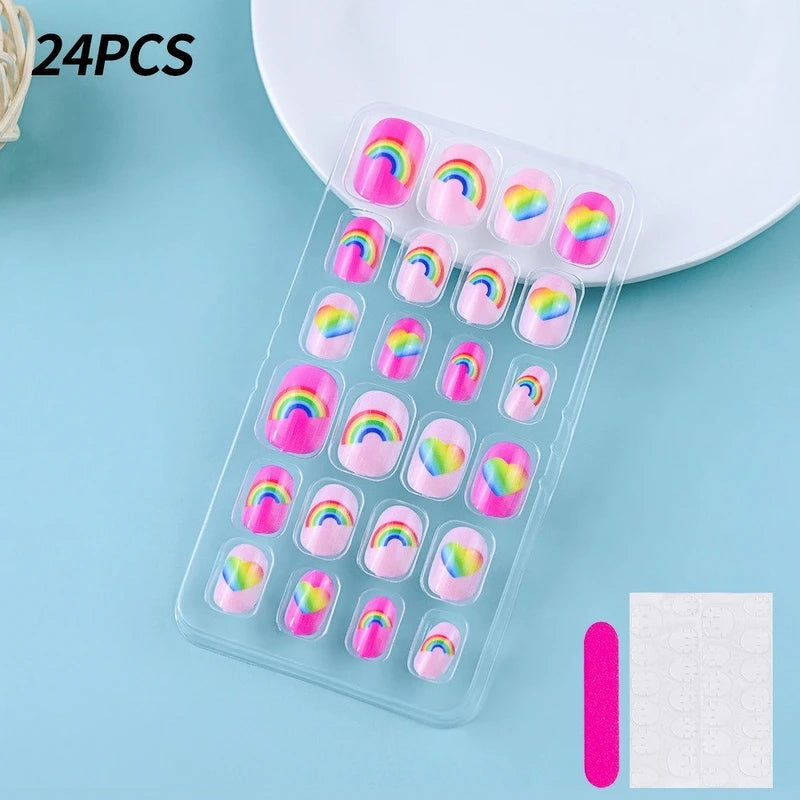 NailArt Enfant - 24 Ongles Jolis
