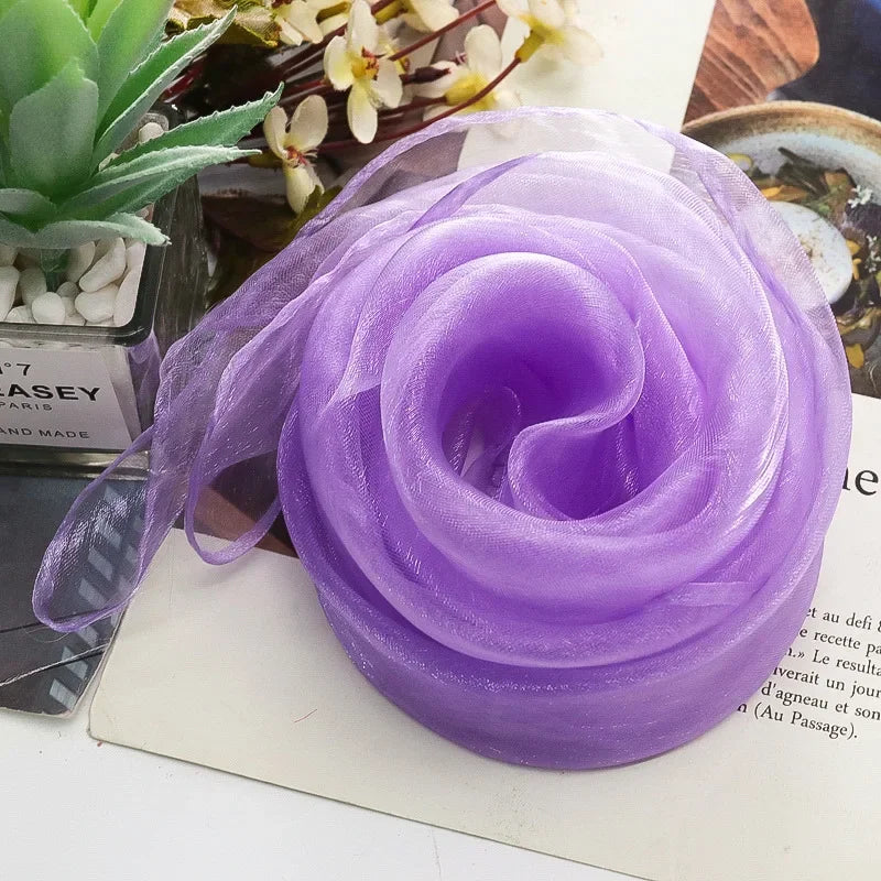 Foulard de Jonglage en Soie - 60cm, 21 Couleurs Vives