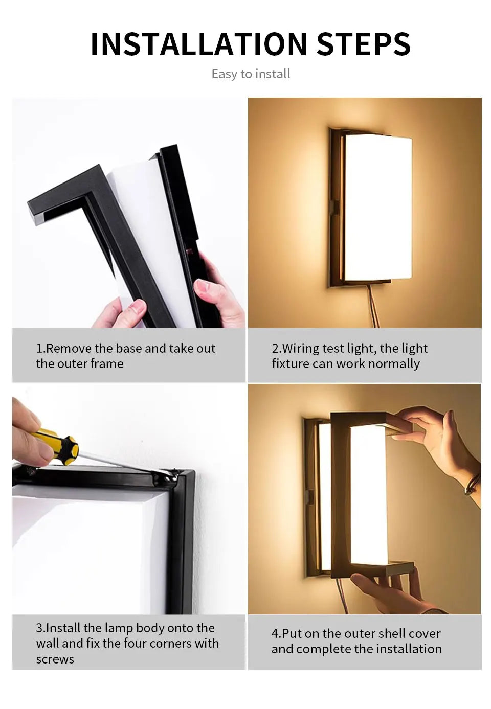 Applique LED Radar 16W - Lumière Extérieure Intelligente