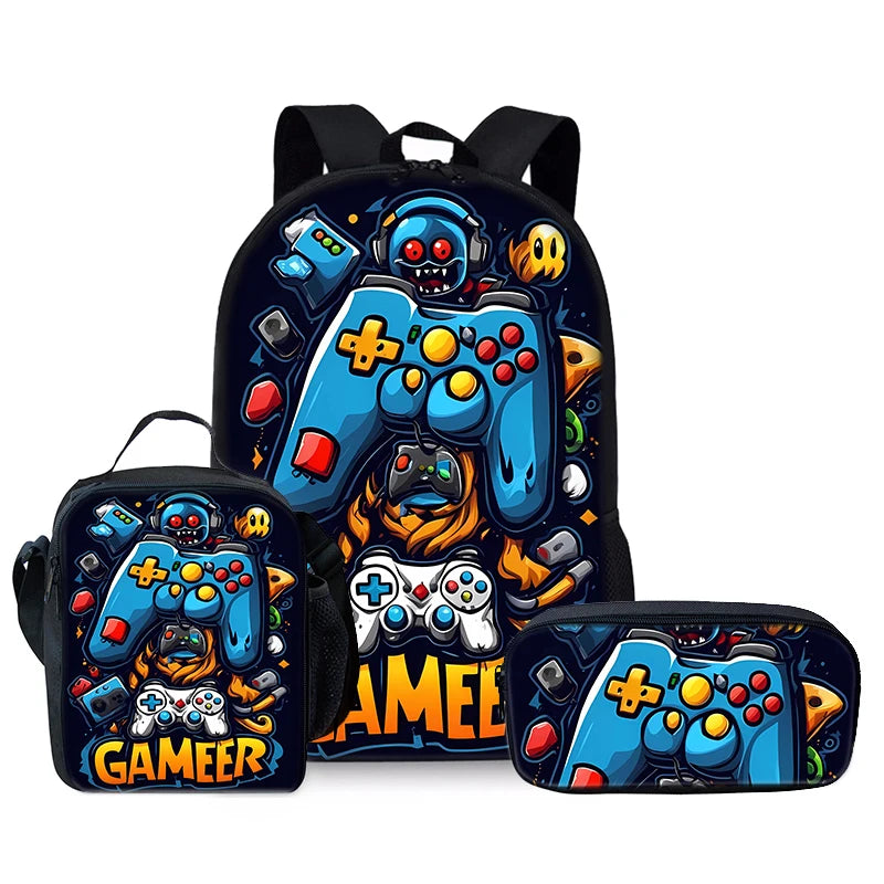 Sac à dos 3D Flamme Brûlante VINKA