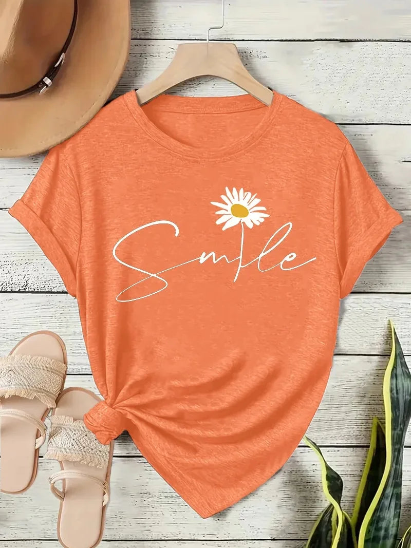 T-Shirt Floral Chic Femme - Confort Estival