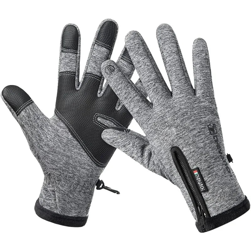 Gants tactiles unisexes, chauds et coupe-vent.