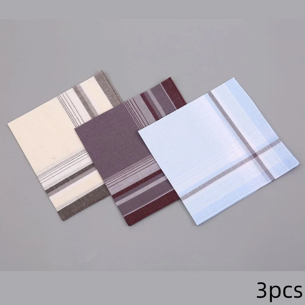 Chic Cotton Pocket Squares - Unisex Handkerchiefs