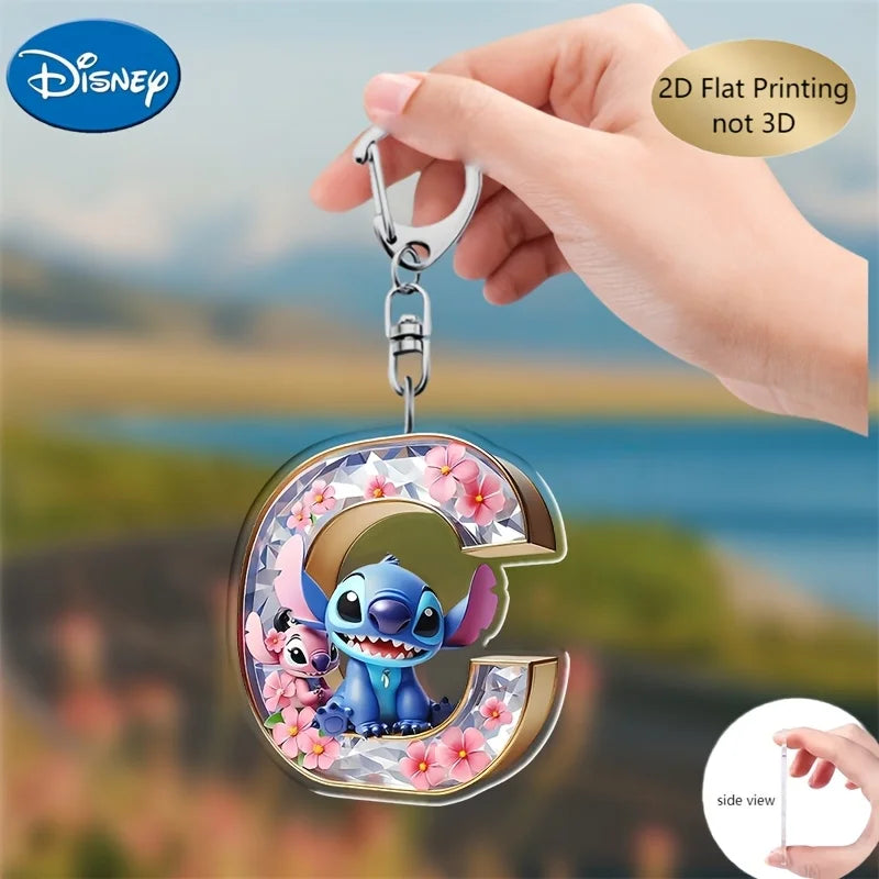 Lilo & Stitch Acrylic Keychain - Custom Name Gift