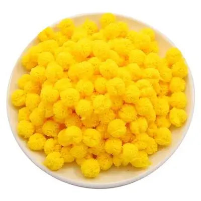 Pompons Floraux en Gaze Élégante