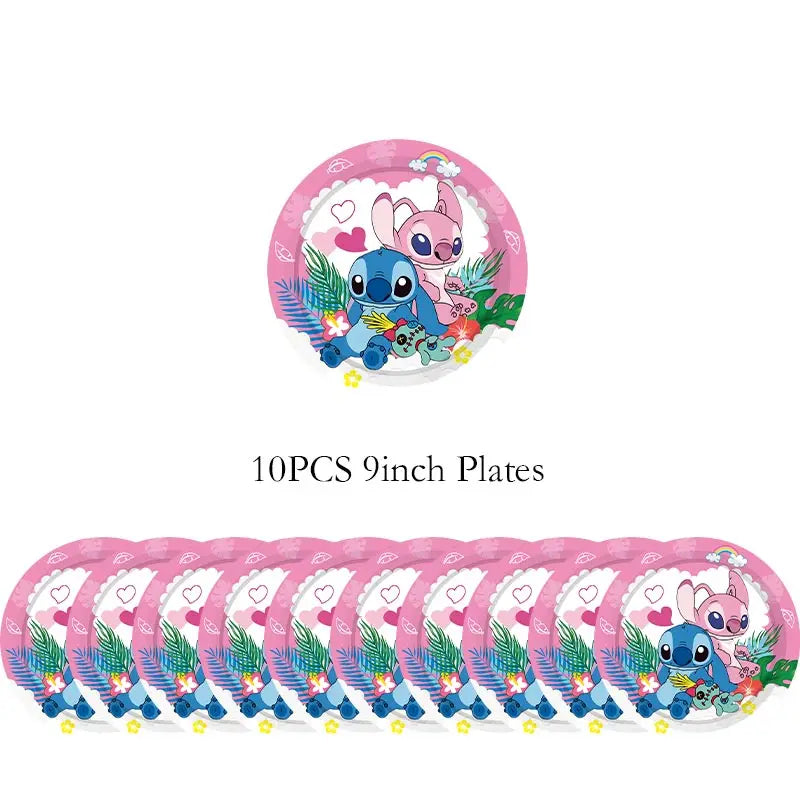 Ensemble Anniversaire Lilo & Stitch Fête Disney Fille