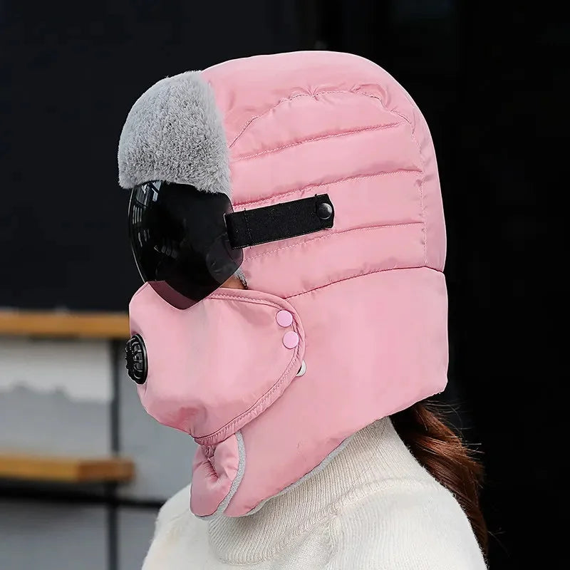 Chapeau d'Hiver Lei Feng Doublé Polaire Unisexe