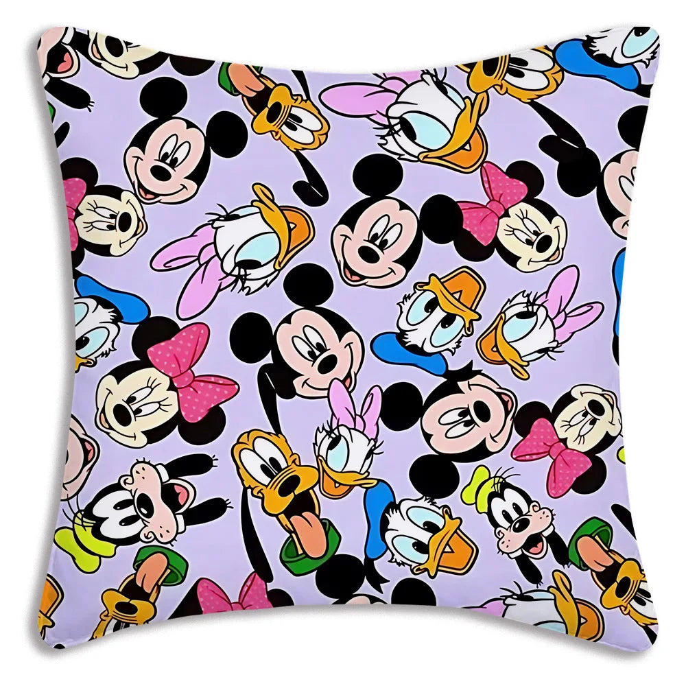 Kawaii Disney Duo: Mickey & Minnie Plush Pillow Covers