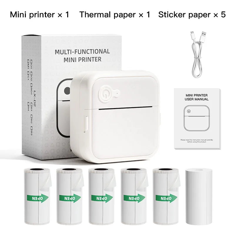 Imprimante Dolewa D8 Mini Bluetooth sans encre