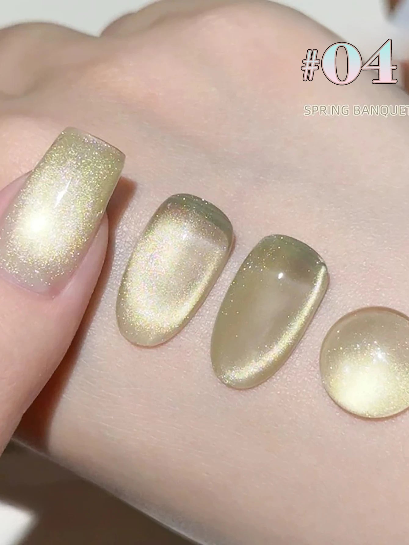 Gel Vernis Nail Art 24 pièces Éclat Rouge