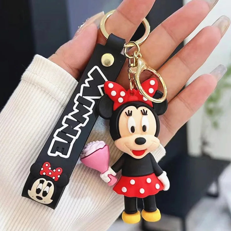 Disney Charm Keychains: Mickey, Minnie & Lilo Fun!