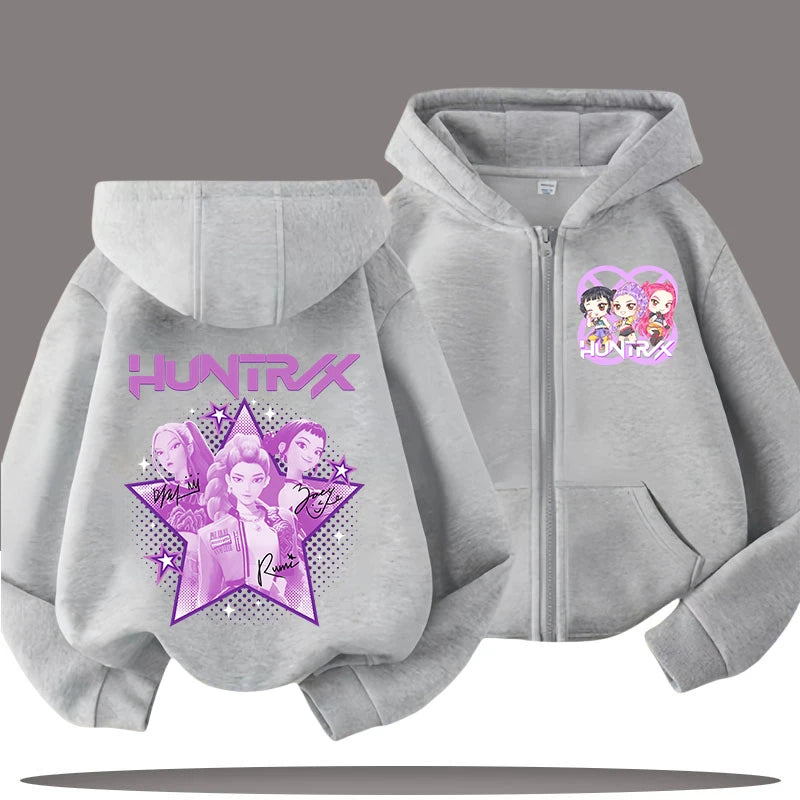 Sweat à Capuche Kpop Démon Hunter pour Enfants