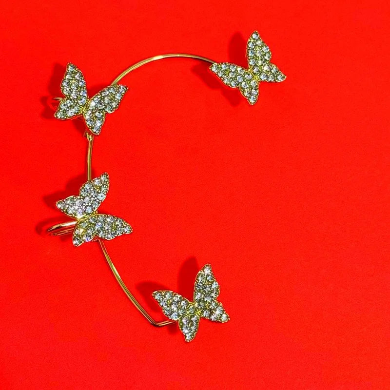 Boucles d'oreilles papillon éclatantes