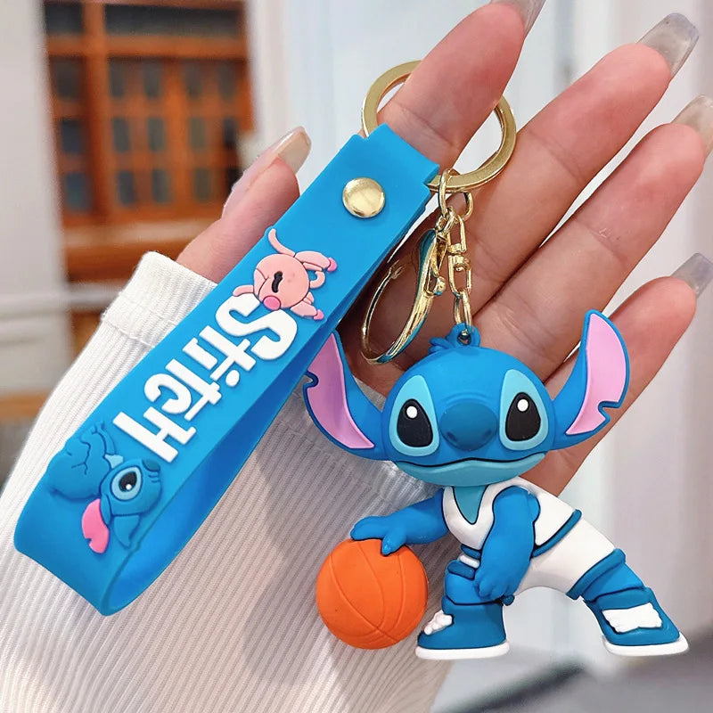 Disney Charm Keychains: Mickey, Minnie & Lilo Fun!