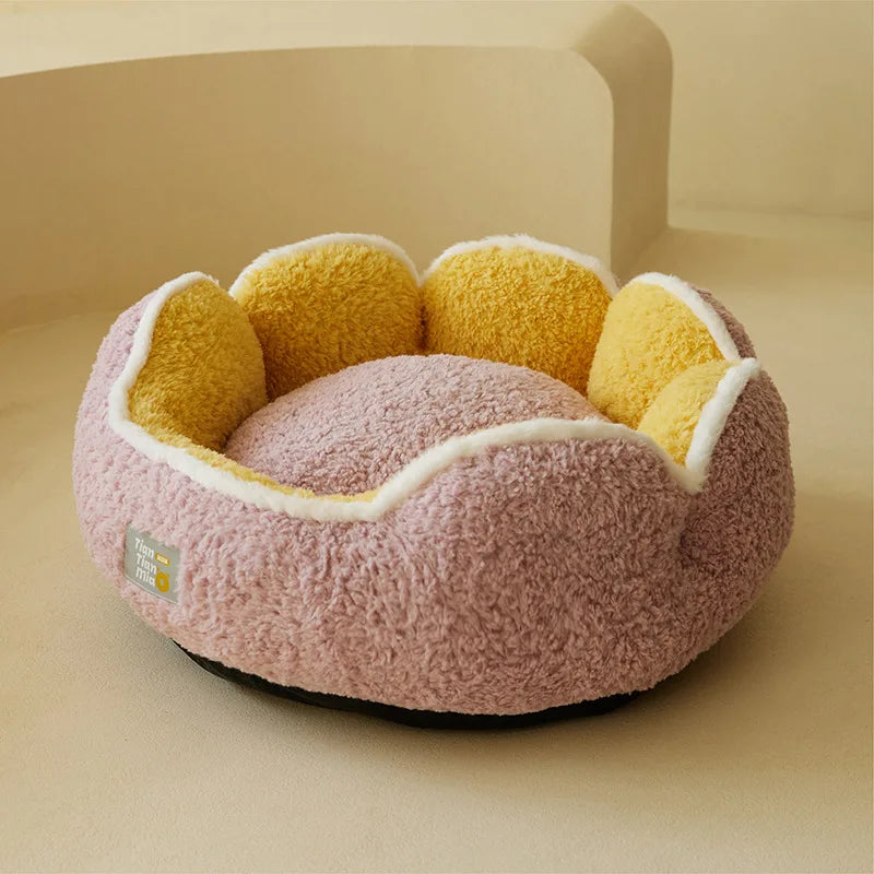 Lit Douillet pour Chats et chein - Nid Chaud en Peluche