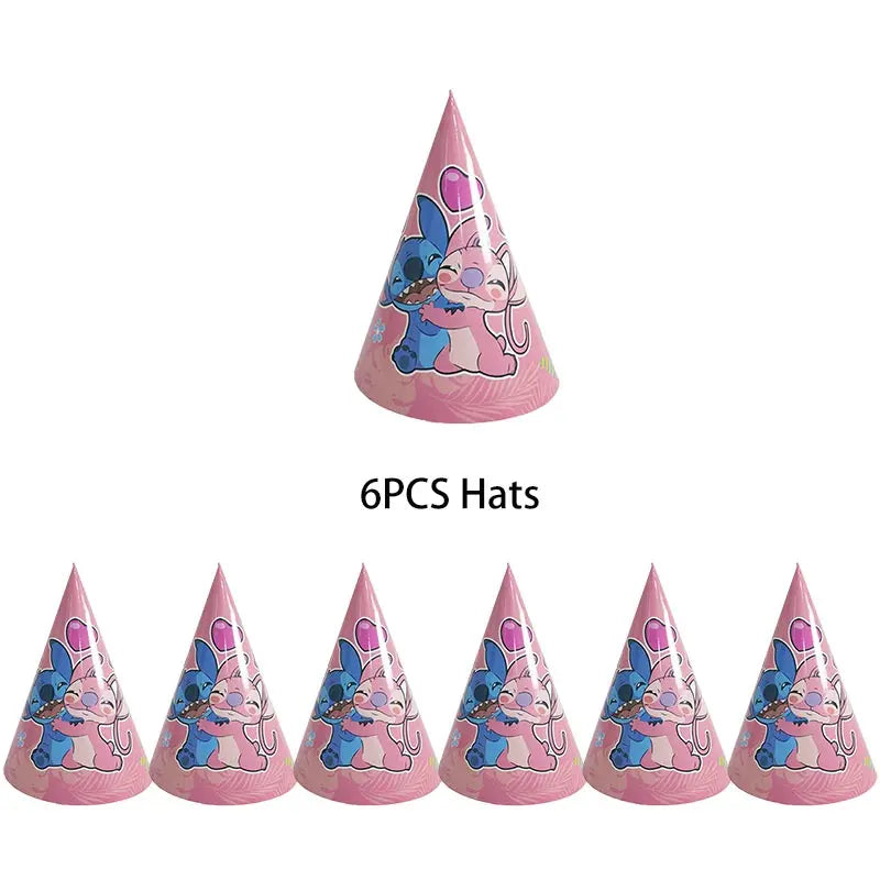 Ensemble Anniversaire Lilo & Stitch Fête Disney Fille