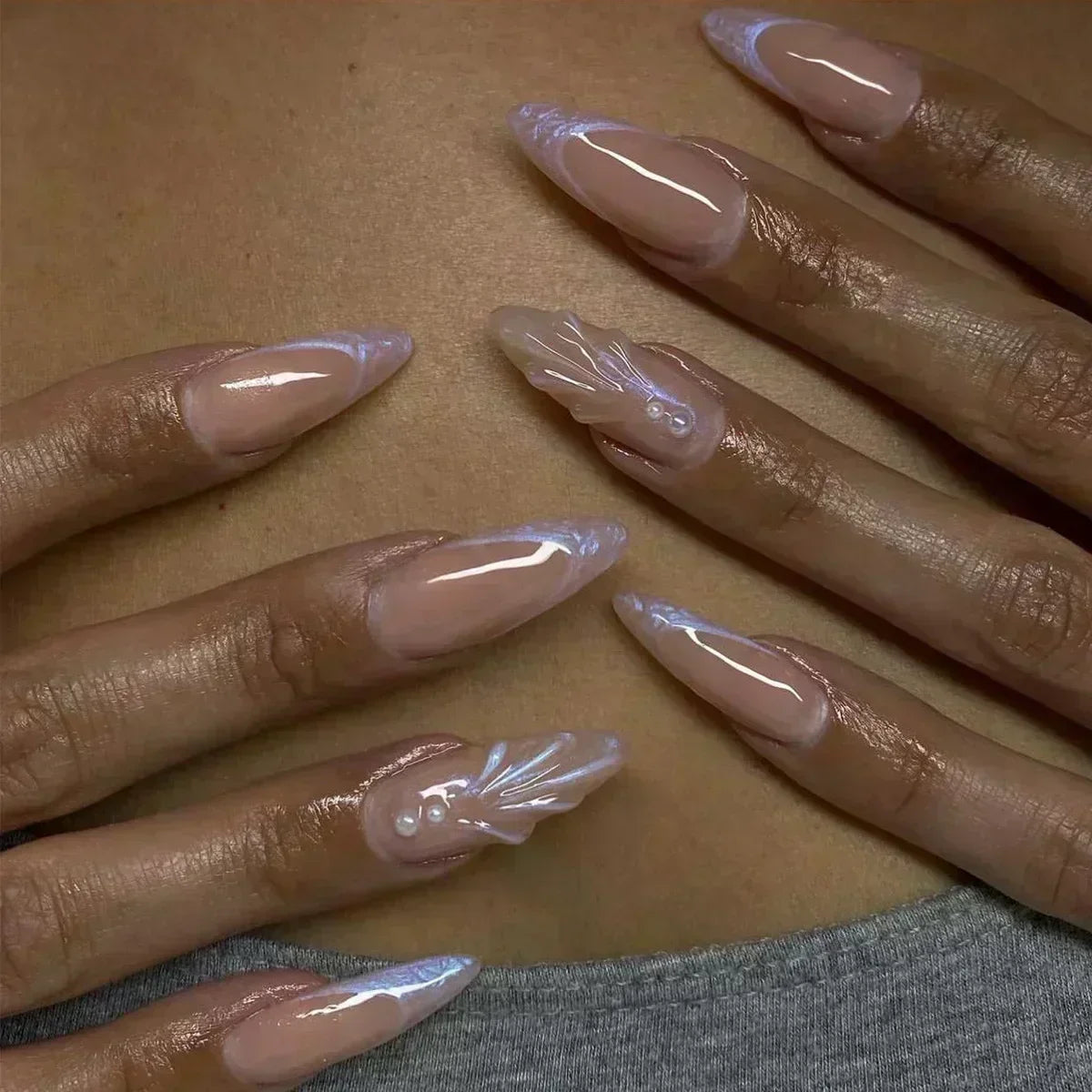 Ballet Rose : 24 Faux Ongles Élégants