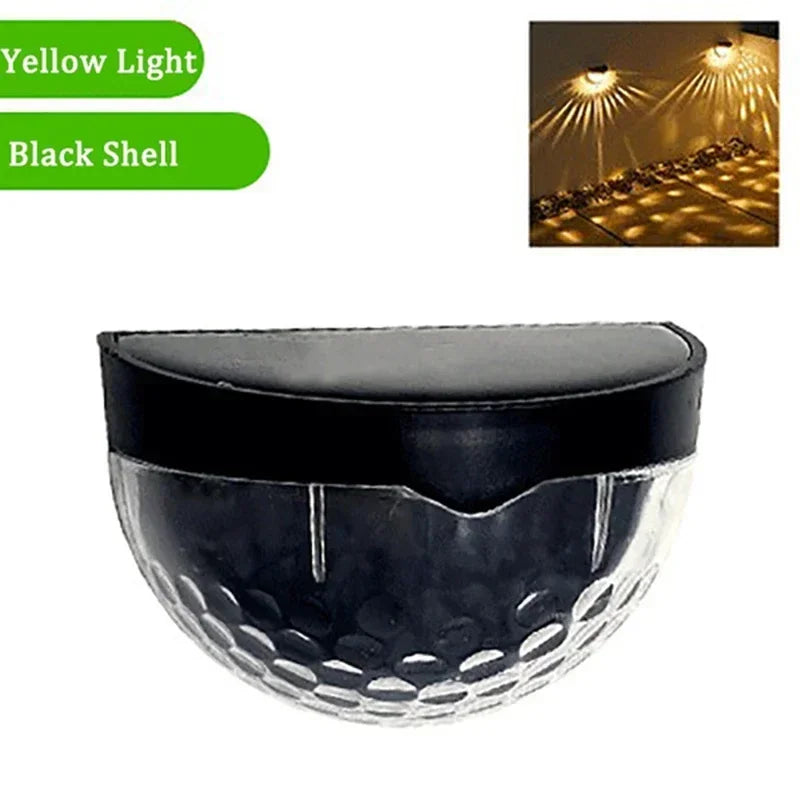 SolarGlow 10-Pack: LED Wall Lamps for Outdoor Charm