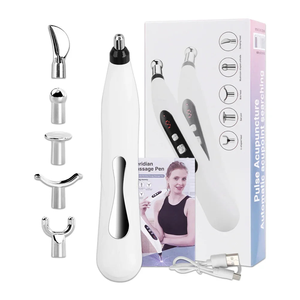 Stylo Énergétique USB - Massage Laser & Acupuncture