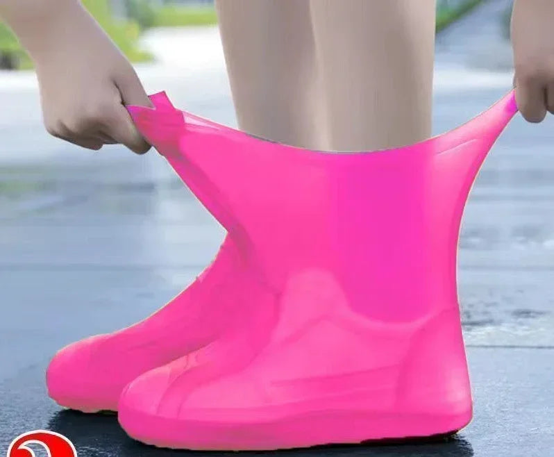 Silicone Rain Shoe Covers - Waterproof & Durable