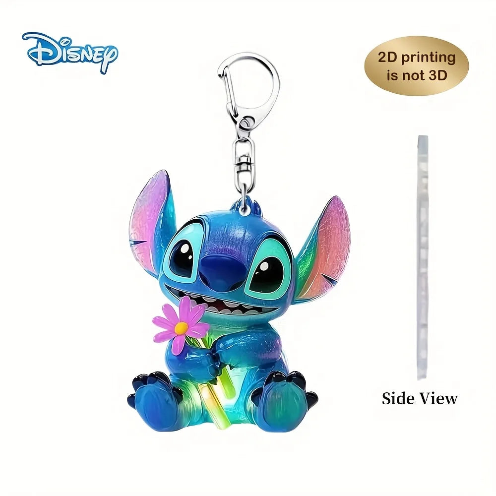 Porte-clés Lilo & Stitch Double Face Mignon 5cm