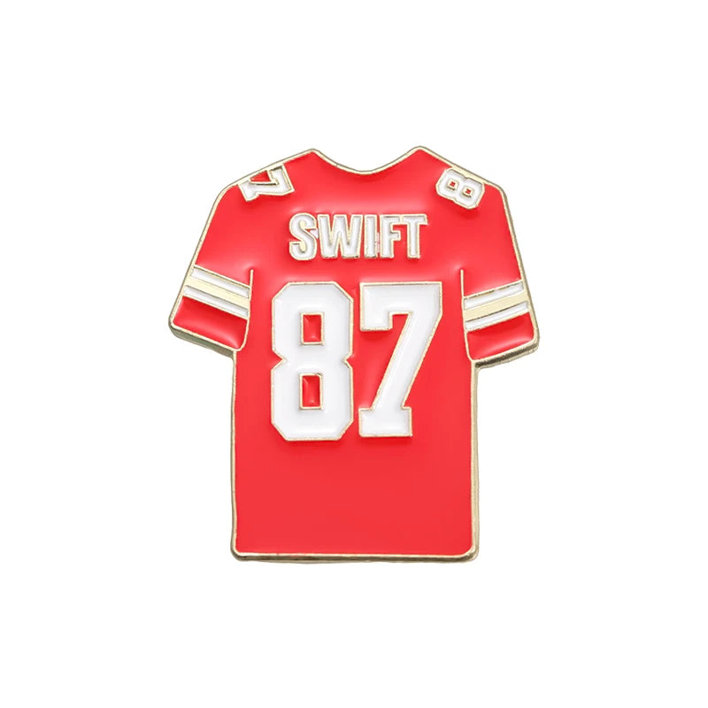 Broche Rock Swift : Bijou Émail Métal pour Fans Passionnés