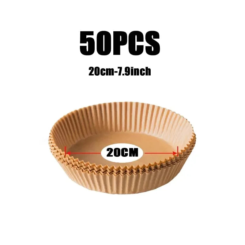 Papier Friteuse Carré Éco 50/100 pcs - Antiadhésif