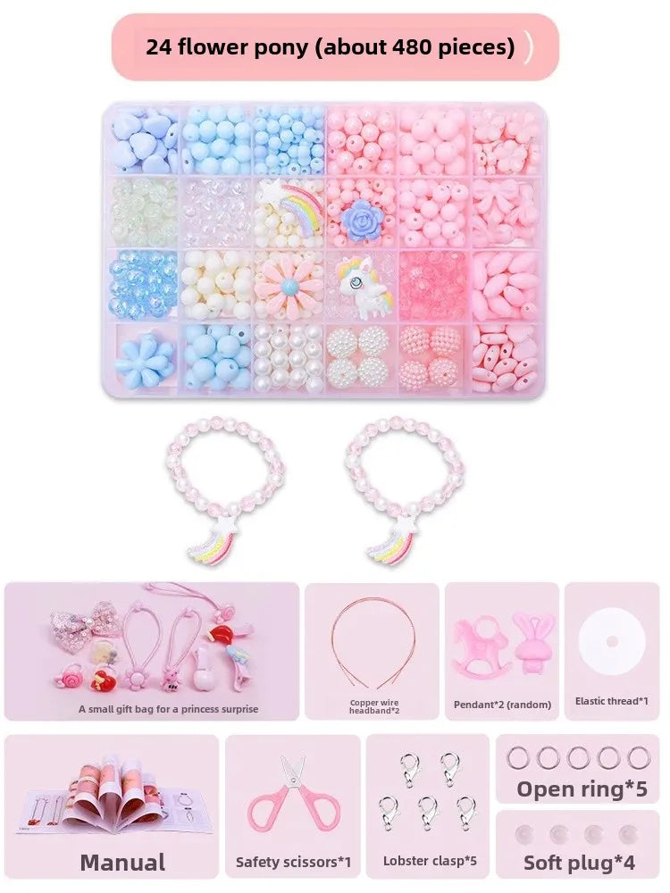 Perles Magiques: Kit Créatif pour Bracelets et Colliers