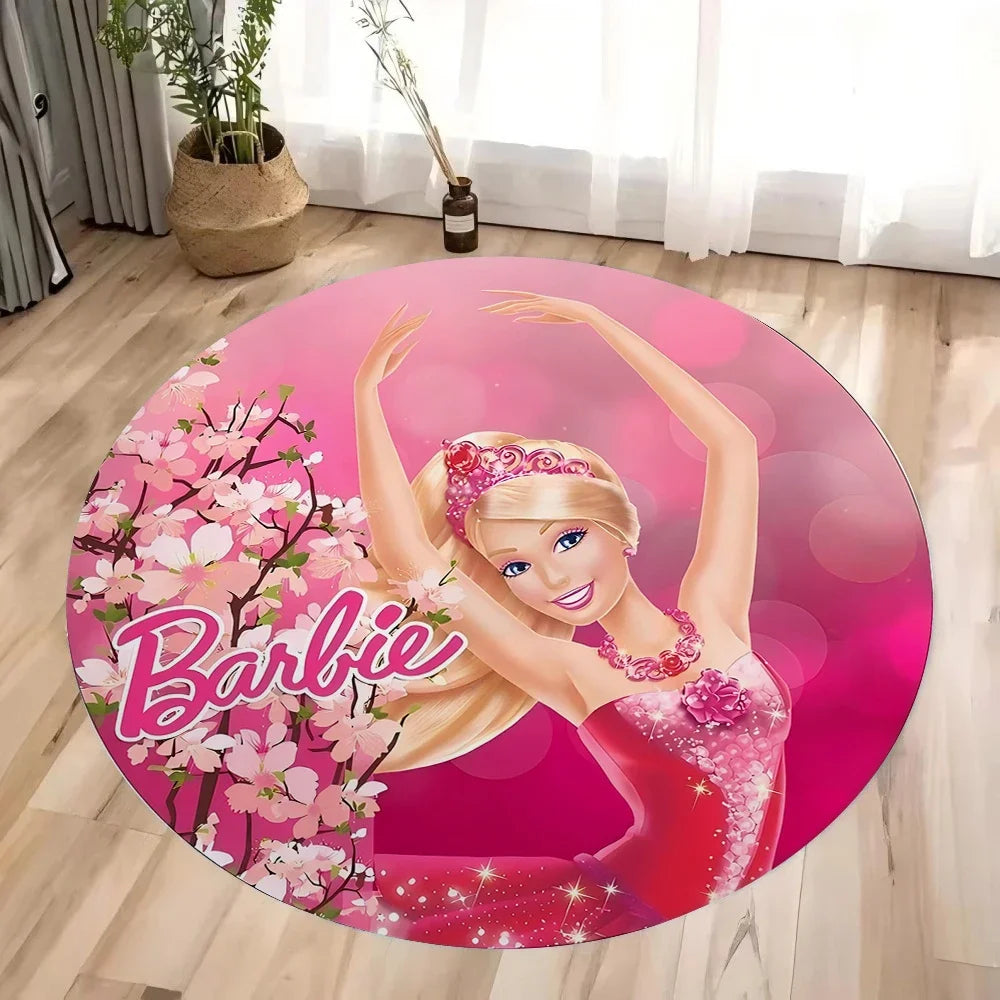 Barbie Chic: MINISO Anti-Slip Round Rugs
