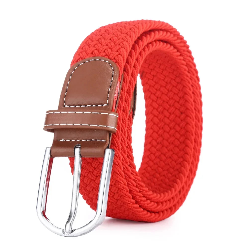 Ceinture Élastique Tressée Unisexe Confort Style