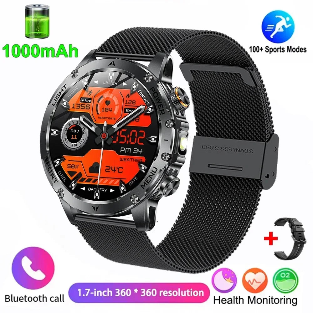 SmartFit Pro: 1000mAh Sport Watch with Multi-Tracker