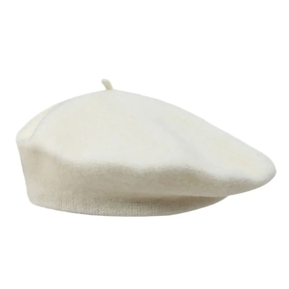 Béret Chic en Laine - Élégance Rétro pour Femmes