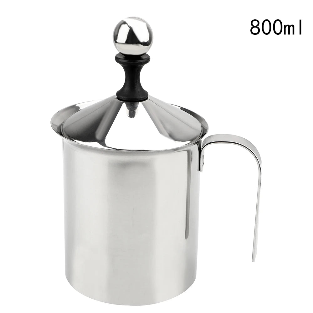 Mousseur à Lait Manuel Inox Double Maille 400/800ML