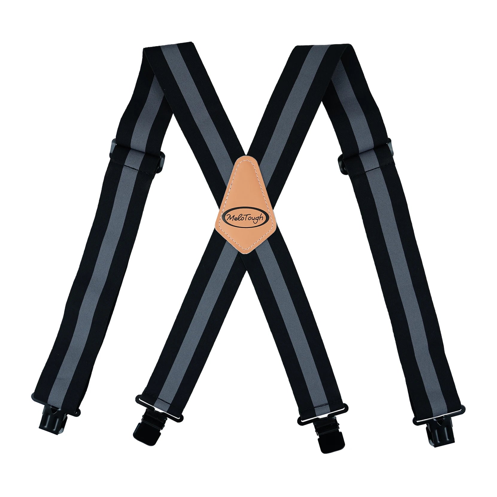 MELOTOUGH X-Back Elastic Work Suspenders for Men