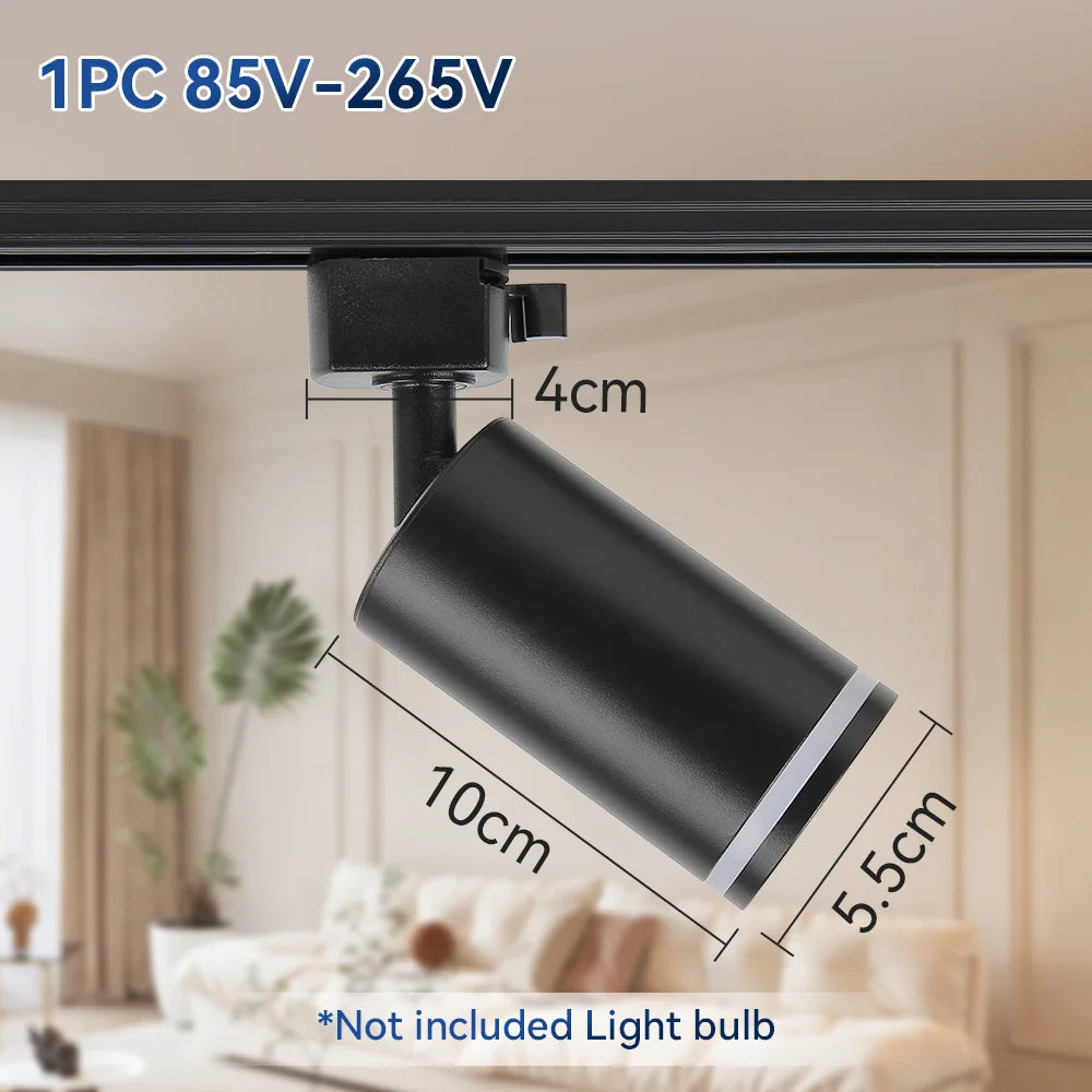 CHENBEN GU10 Flex LED Track Light - Modern & Adjustable