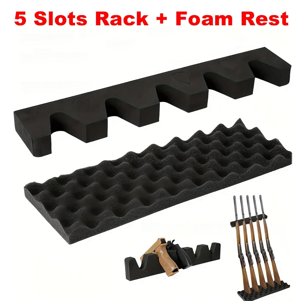 Support mural fusil & pistolet, armoire rangement 6/4/3/2